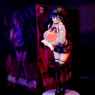 秘密专属图书管理员 魔太郎眼镜二次元 性感可爱 美少女手办摆件