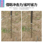 钓鱼伞配件打地棒不锈钢下竿钓伞配件伞杆太阳伞防风地插通用短款