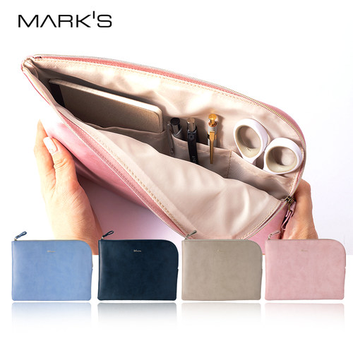 marks轻薄风大开口3个内袋事务包