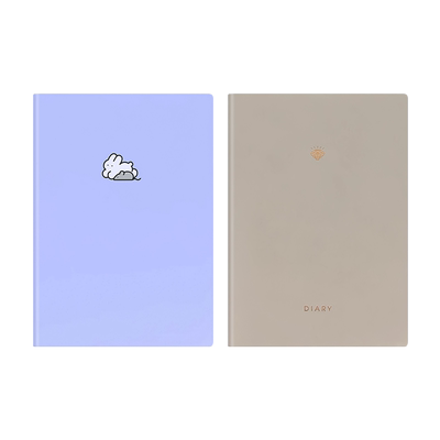 可爱烫印图案B6任务管理月记手帐