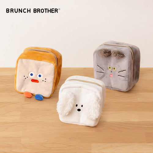 MARKS BrunchBrother方型保温包简餐三明治立体卡通形象小猫小狗