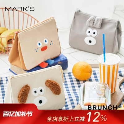 MARK'S BRUNCHBROTHER联名系列拉链保温午餐包便当包可爱