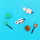 [Специальная скидка 30%] Японская шариковая ручка KOBARU с магнитным зажимом, 0,8 мм, забавная форма животного, гладкие чернила на масляной основе, магнит на холодильник, держатель для купюр, авторизованное распространение бренда