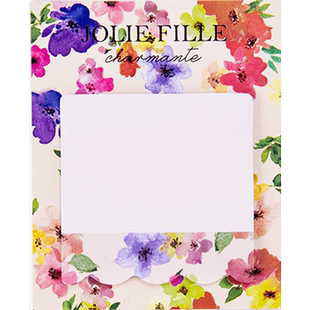 marks ZR系列花朵主题书签便利贴30张 背胶型创意设计办公留言备忘录待办事项便签贴