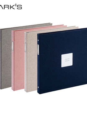 marks Photo系列Binder Album大型活页DIY家庭相簿 5寸7寸方形照