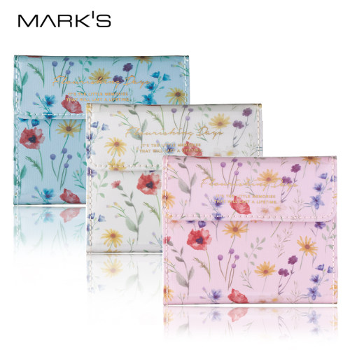 日本marksflower小花凤轻便卡包