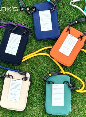 防水帆布6.1寸手机收纳AMARIO限定多功能零钱卡斜挎背包男女