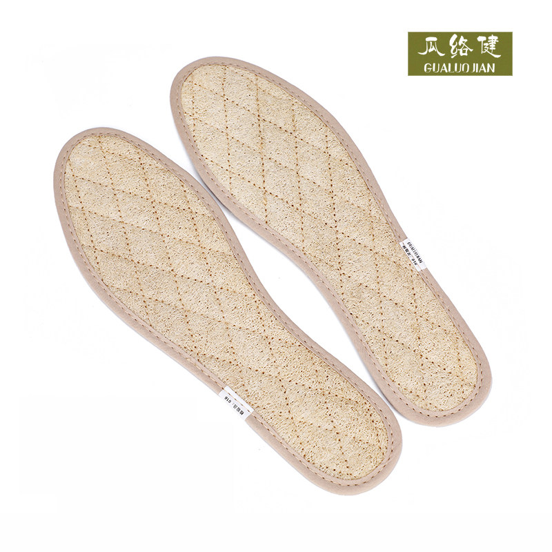 手工天然丝瓜络鞋垫男女透气吸汗防臭夏季防滑舒适皮鞋运动鞋军训