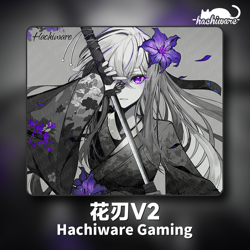 Hachiware[花刃v2]玻璃鼠标垫