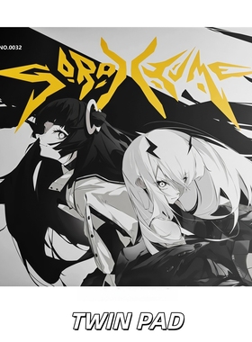 WALLHACK沃哈克TWIN PAD双子钢化玻璃鼠标垫女生电竞游戏FPS专用