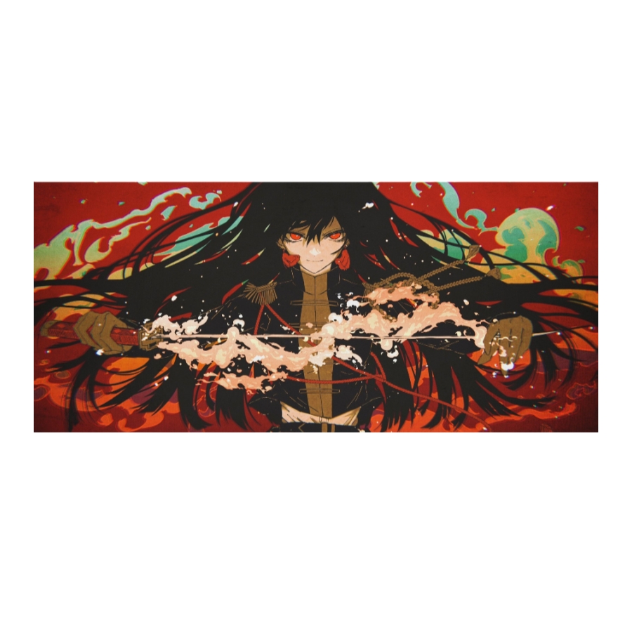 Abyssgaming红玉Daimon二次元钢化玻璃鼠标垫电竞游戏FPS专用超大