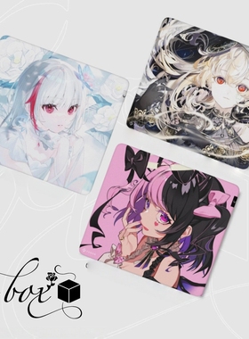 REJEC天鬼ぷるる二次元可爱钢化玻璃鼠标垫女生电竞游戏FPS专用大