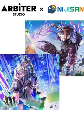 Arbiter Studio NIJISANJI EN钢化玻璃鼠标垫大号电竞游戏FPS专用