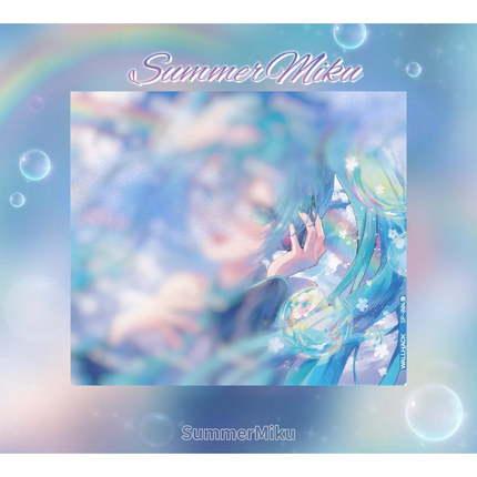 WALLHACK沃哈克SP004夏日初音二次元钢化玻璃鼠标垫桌垫办公女生