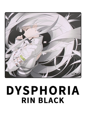 知郁DYSPHORIA RIN二次元速度涂层钢化玻璃鼠标垫电竞游戏FPS专用