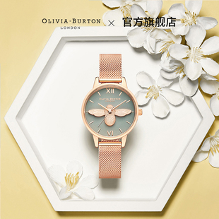 OliviaBurton经典 小众高级感轻奢女士腕表生日礼物 小蜜蜂手表女款