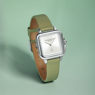 OLIVIA·BURTON北极星手表小方表女款小众轻奢女生礼物满天星女表