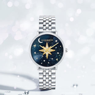 OliviaBurton北极星手表女款 小众轻奢欧美腕表女表女生礼物石英表