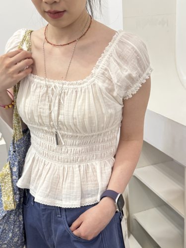 特价不退不换韩国东大门ounce正品淑女蕾丝上衣