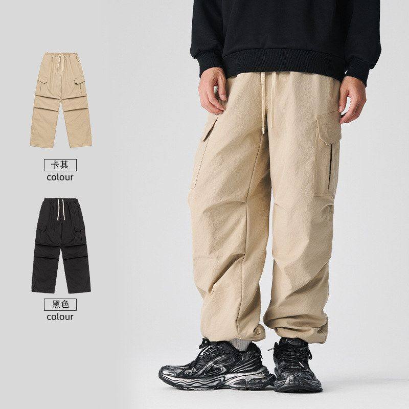 工装大口袋羽绒裤90白鸭绒冬季户外休闲保暖男女宽松束脚松紧腰潮,男装,羽绒裤,淘宝优惠券,粉丝福利购,淘宝优惠卷