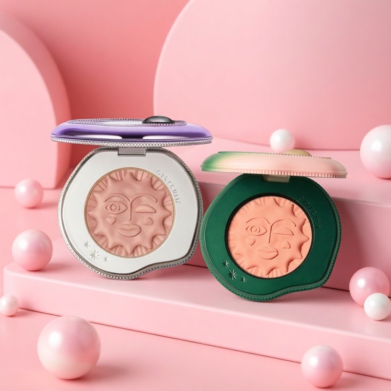 Girlcult构奇蟠桃系列情绪腮红膏高光福娃游园惊梦四大发明腮红盘,彩妆/香水/美妆工具,腮红/胭脂,淘宝优惠券,粉丝福利购,淘宝优惠卷