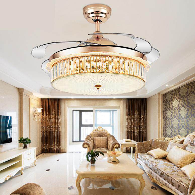 Fan lighting multi-function Electric fan Two-in-one Tricolor Restaurant a chandelier Restaurant household Discoloration Stallsin the Electrical life , Ceiling fan  category - from Buy2taobao.com to provide professional Taobao agent buy service