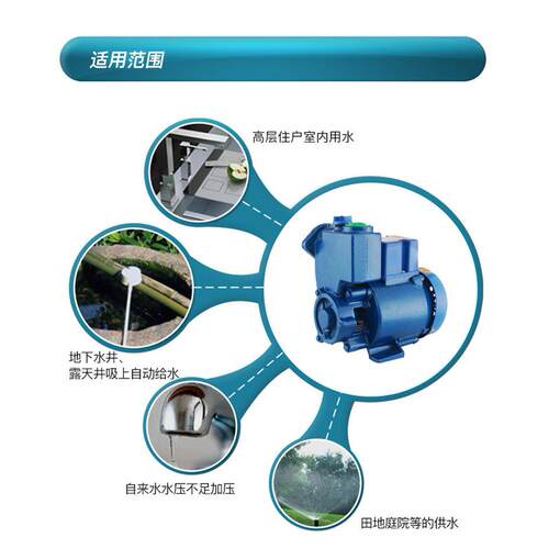 新款GP-125W铜线家用自吸