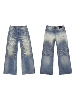 Wanna Lab Distressed Denim