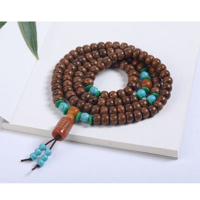 【星月大尺寸108颗】天然陈籽星月菩提手串菩提子108颗项链手链