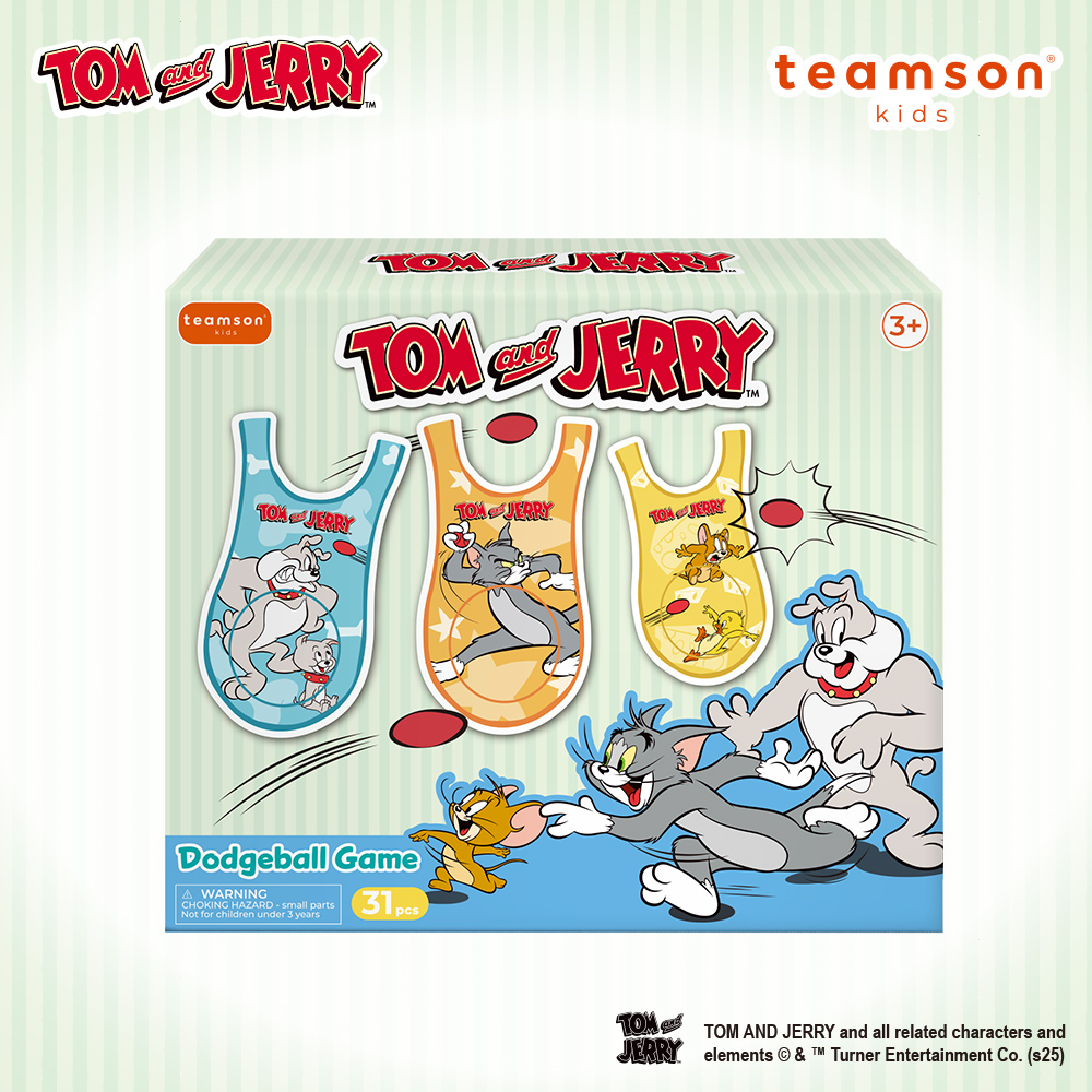 Teamson Kids 貓和老鼠躲避球套裝 益智亲子玩具