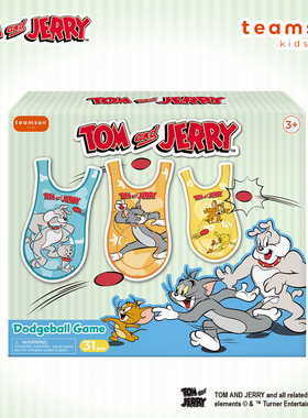 Teamson Kids 貓和老鼠躲避球套裝 益智亲子玩具