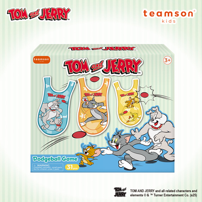 Teamson Kids 貓和老鼠躲避球套裝 益智亲子玩具