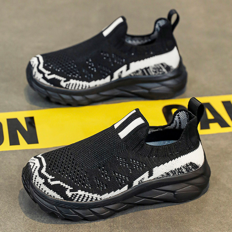 永高人男童鞋子夏季2024新款网鞋儿童运动椰子鞋中大童男孩网面透