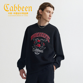 商场同款 卡宾男装 卫衣春季 新款 新年主题图案元 素绣花长袖