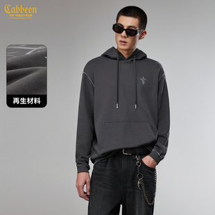 【字母印花】卡宾美式潮牌连帽卫衣男2025年秋季新款重磅宽松上衣