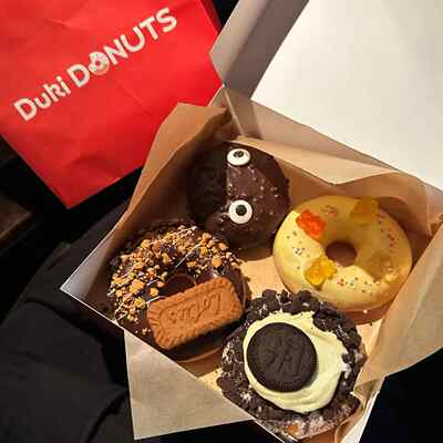 北京DUKI DONUTS甜甜圈甜品巧克力抹茶波提草莓代购发顺丰冷发