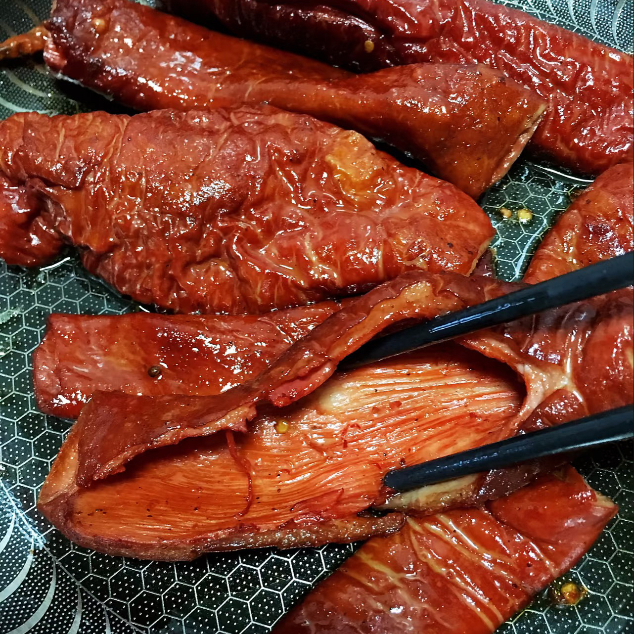 香辣拉丝大肠头网红大肠空心无油香辣大肠香辣大肠顺丰包邮