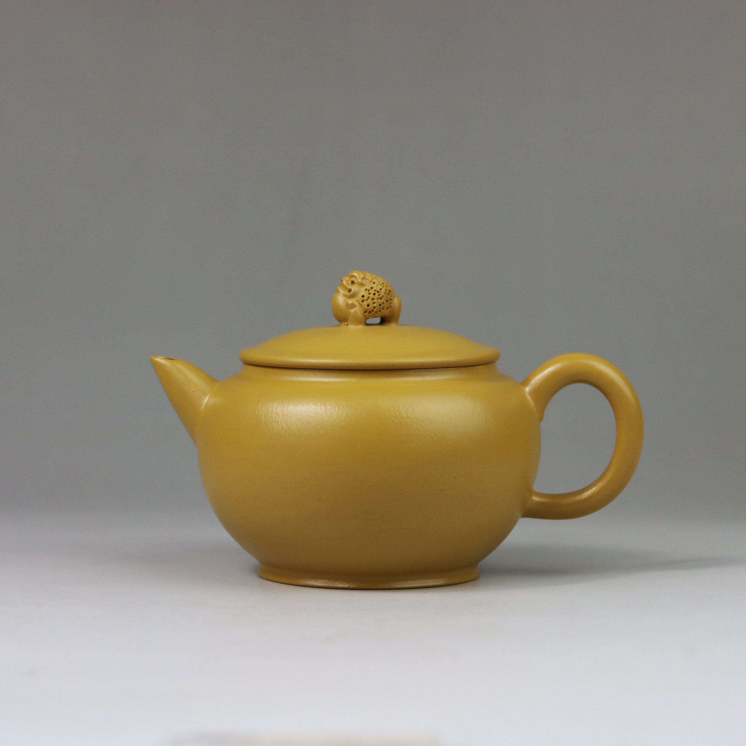 陶砂居宜兴纯手工紫砂壶茶壶茶具夏青黄金朱砂全手工福禄壶150cc