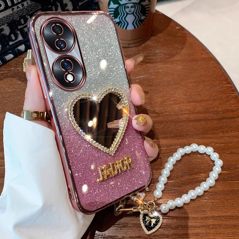 华为荣耀90手机壳honor90pro保护套镜子REA一AN00全包边90软壳pro