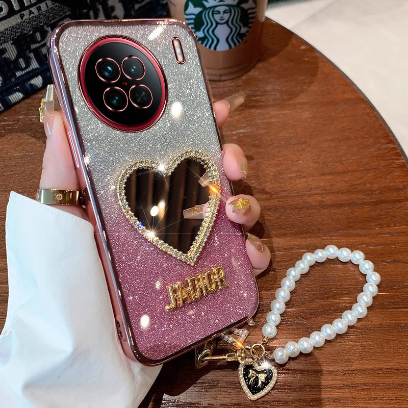 vivoX90手机壳X90保护套V2241A全包边v2242a镜子x9o防摔软壳x90女