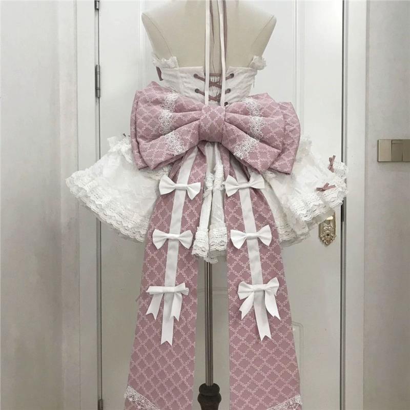 初恋缎带宽丝版Lolita洛丽塔jsk天使少萝软妹甜心连衣裙图片