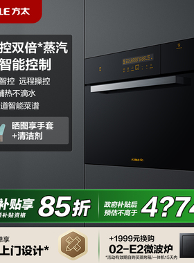 方太EX1.i嵌入式电蒸箱厨房家用蒸汽炉电蒸炉蒸箱炖炉官方旗舰店