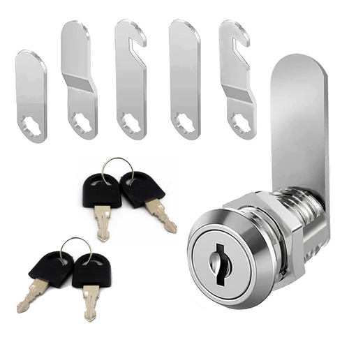 4个钥匙 5个片 C1820 通开转舌锁 RV LOCK 房车锁 信箱锁