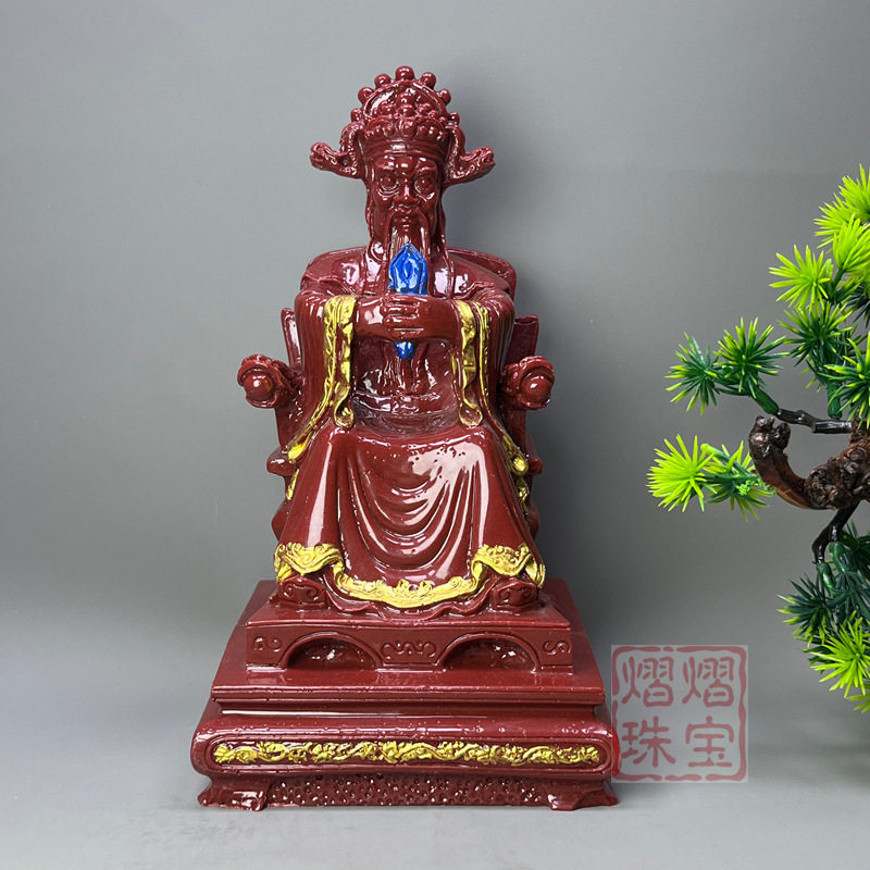 厂家批发朱砂紫金砂龙王爷东海龙王家居客厅龙五爷佛像装饰品摆件