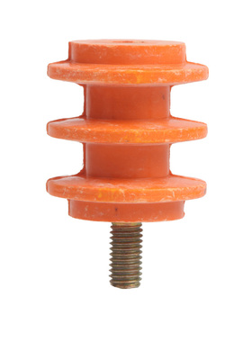 低压配电柜绝缘子DMC绝缘子40x40 黄色波圈绝缘子 零排地排绝缘柱