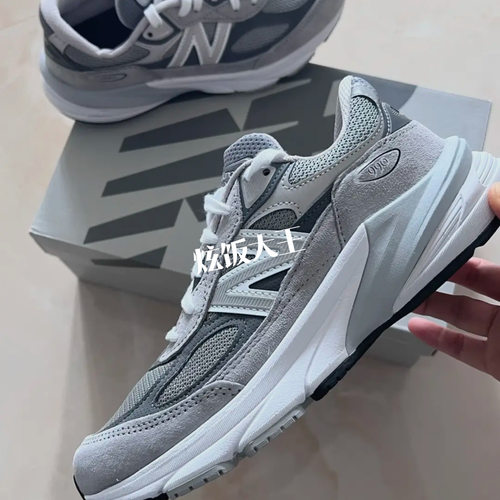 NB美产990V6猪皮鞋总统跑步鞋