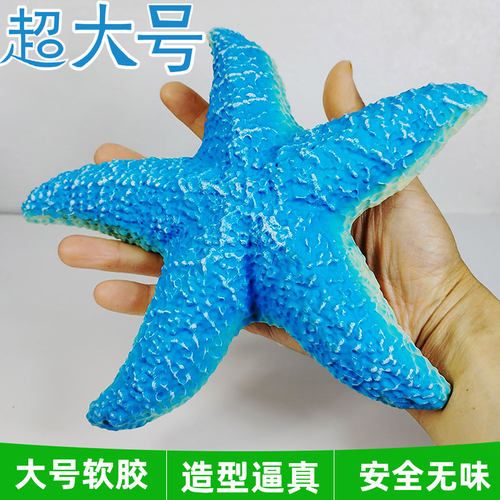 大号海星模型软胶五角星海底生物