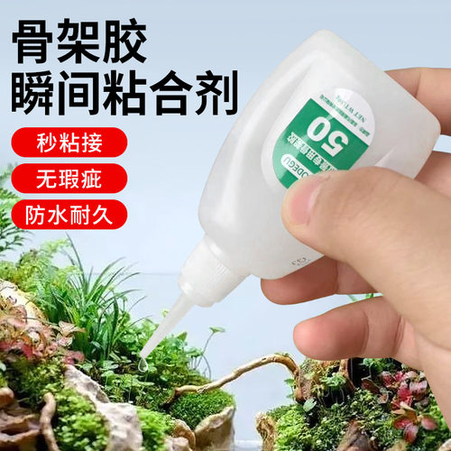 骨架胶水粘青龙石头沉木杜鹃根