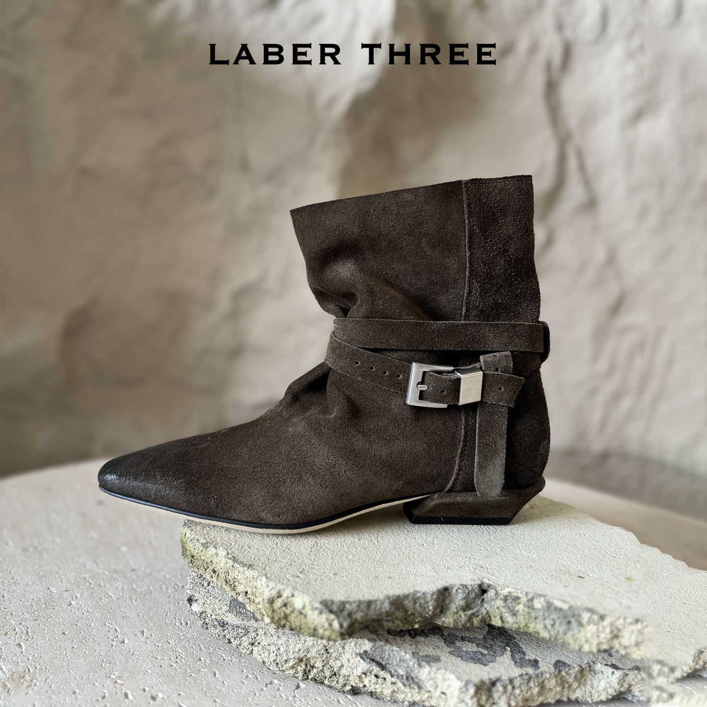 都市时尚游牧绕带短靴