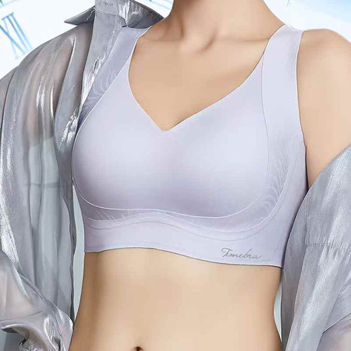 无钢圈大胸显小文胸CD139大码 U型薄款副乳收纳文胸